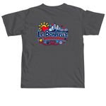 Le Bonheur Caring In The Heart of Memphis, a Pepper Comfort Colors Unisex Tee (back-view)