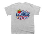 Le Bonheur Caring In The Heart of Memphis, a Sport Grey Youth Unisex Tee (back-view)