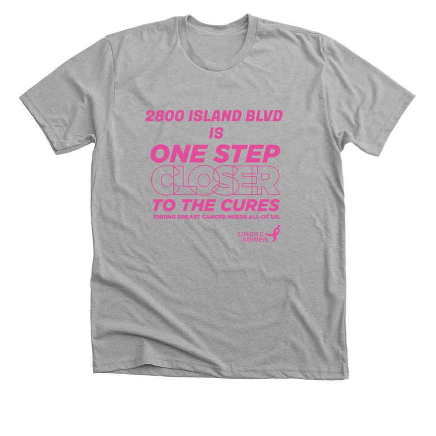 2800 Island Blvd - Williams Island, a Athletic Heather Premium Unisex Tee