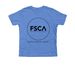 FSCA 26/27 Merch, a Heather Columbia Blue Premium Youth Tee