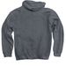 Kansas PAT Est. 1989, a Dark Heather Pullover Hoodie (back-view)
