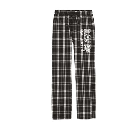 DDC Pajama Pants, a Black Flannel Pajama Pant