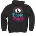 dog photographer. (sweatshirt version), a Black Pullover Hoodie (back-view)