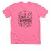 Save The Boobies, a Neon Pink Premium Unisex Tee