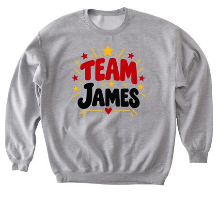 Fight For James Shirt, a Sport Grey Softstyle Crewneck Sweatshirt