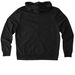 MPFL Logo Jacket, a Deep Black Allmade Organic French Terry Zip Up Hoodie (back-view)