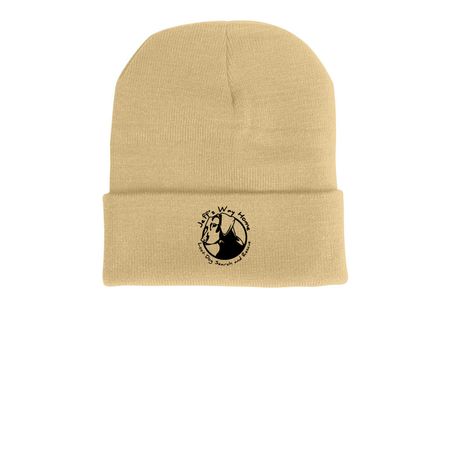 Fall Beanie - Seasonal, a Camel Printed Cuffed Beanie
