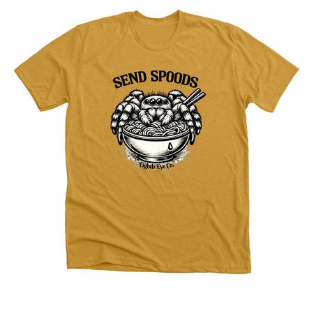 Send, a Heather Mustard Premium Unisex Tee