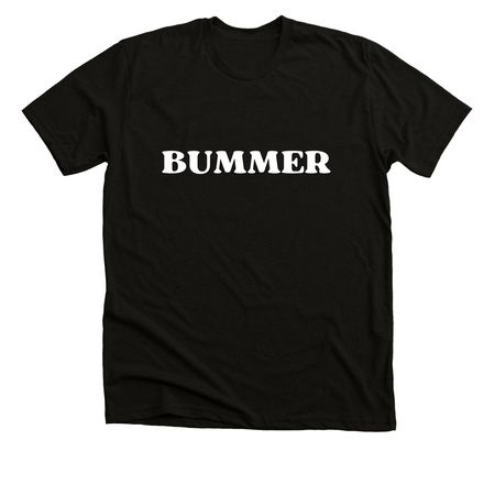 Brenda?s Bummer Shirt (Dark), a Black Heather Premium Unisex Tee