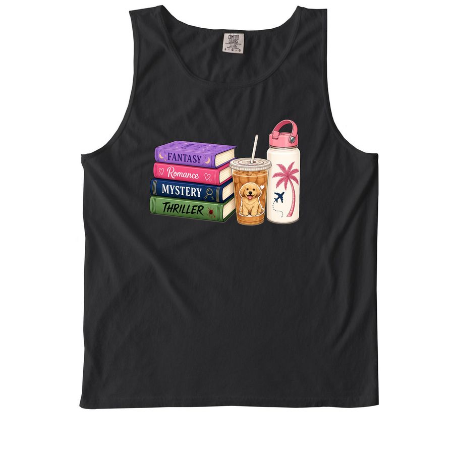 Let?s Fight Cancer, a Black Comfort Colors Tank Top
