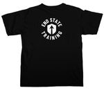 PRAY. TRAIN. REPEAT., a Black Comfort Colors Unisex Tee (back-view)