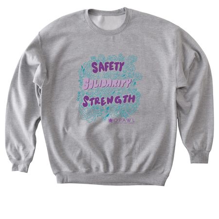 OPAWL's&nbsp; 3S's, a Sport Grey Softstyle Crewneck Sweatshirt