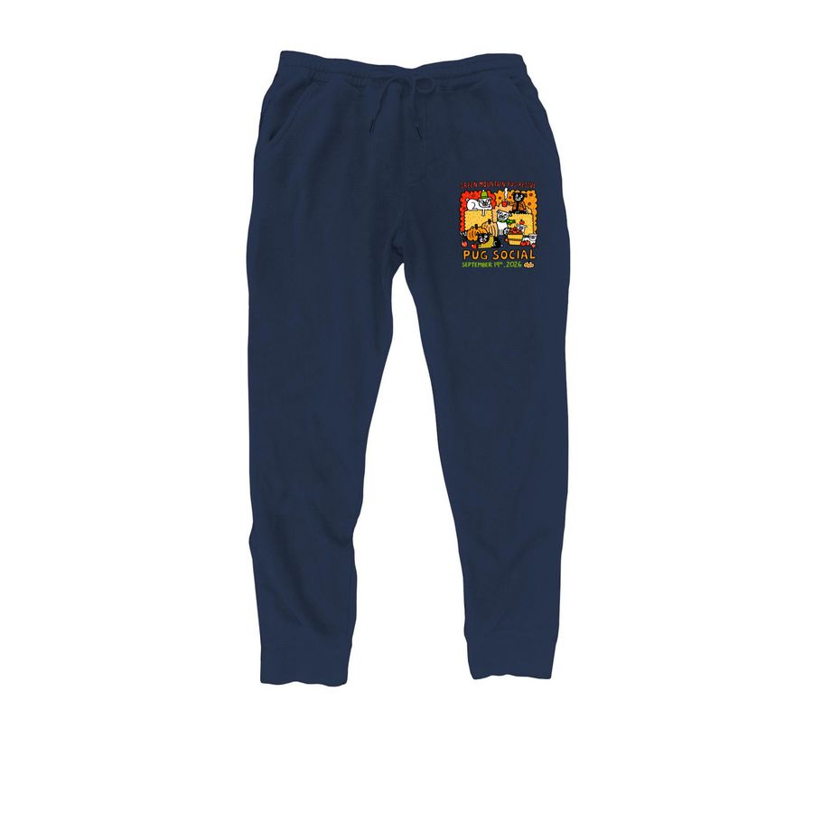 2026&nbsp;GMPR Pug Social Pants, a Classic Navy Midweight Fleece Joggers
