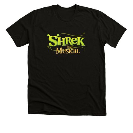 Shrek Merch, a Solid Black Blend Premium Unisex Tee