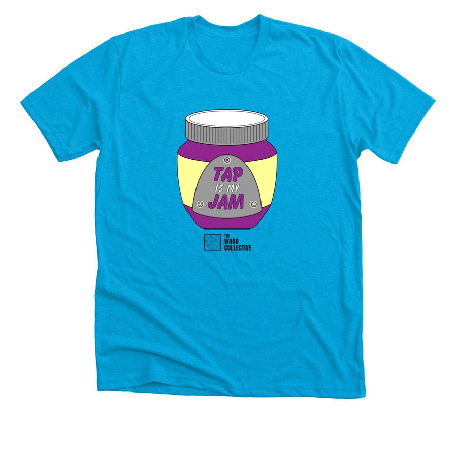 The Wood Collective, a Neon Blue Premium Unisex Tee