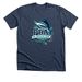 PBA PA Medicine, a Heather Navy Premium Unisex Tee