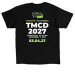 Make Noise. Missing Kids Can't. TMCD 2027., a Black Classic Unisex Tee (back-view)