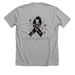 Stage III Melanoma&nbsp;, a Athletic Heather Premium Unisex Tee (back-view)