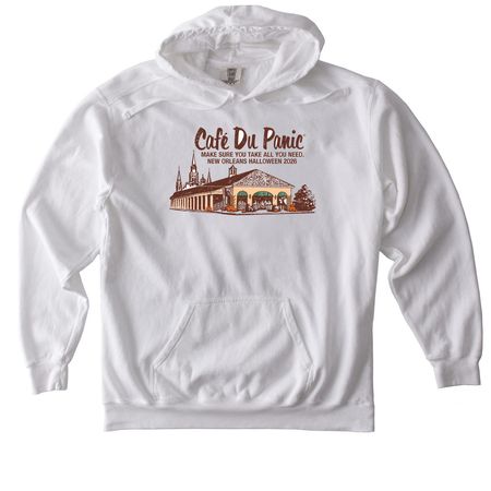 NOLAWEEN Collection, a White Comfort Colors Pullover Hoodie