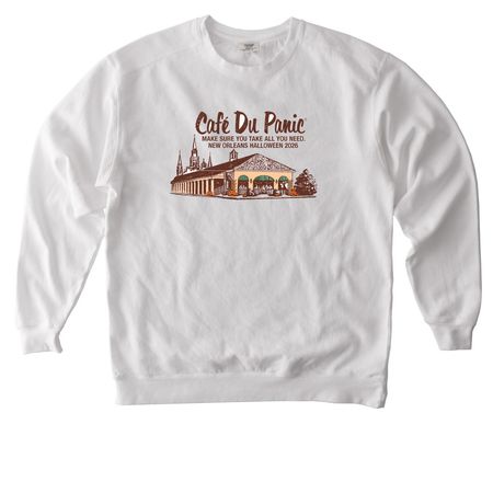NOLAWEEN Collection, a White Comfort Colors Crewneck Sweatshirt