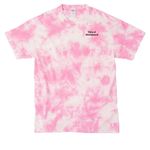 Legends, a Bright Pink Crystal Tie Dye Tee (back-view)