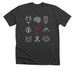 Smiling Goat Icons, a Dark Grey Heather Premium Unisex Tee