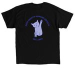 PCHS Cat Design Apparel Fundraiser, a Black Classic Unisex Tee (back-view)