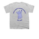 PCHS Cat Design Apparel Fundraiser, a Sport Grey Youth Unisex Tee (back-view)