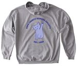 PCHS Cat Design Apparel Fundraiser, a Sport Grey Gildan Softstyle Pullover Hoodie (back-view)