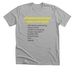 The Deconstruction Zone, a Athletic Heather Premium Unisex Tee