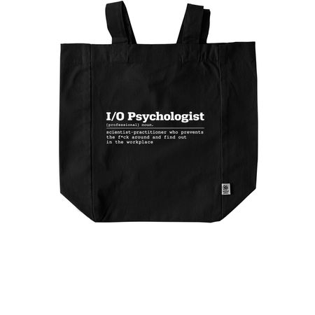 Fool Around Totes, a Black Recycled Cotton Tote Bag