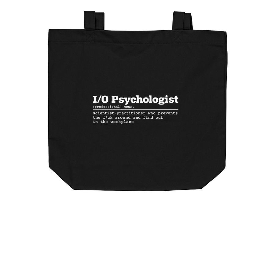 Fool Around Totes, a Black Organic Cotton Tote Bag