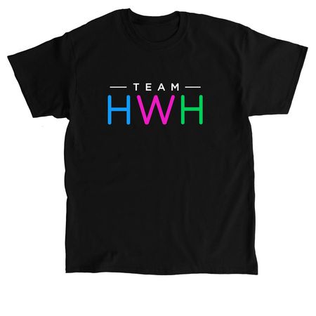 Support TeamHWH, a Black Classic Unisex Tee