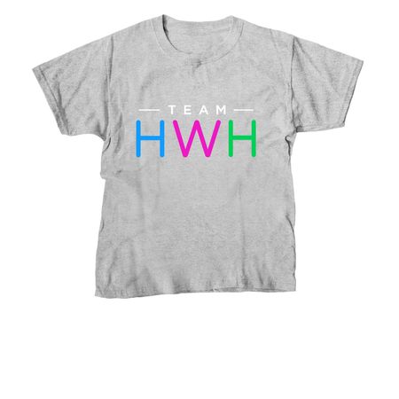 Support TeamHWH, a Sport Grey Youth Unisex Tee