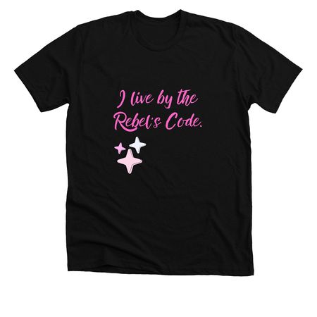 Rebel's Code., a Solid Black Blend Premium Unisex Tee