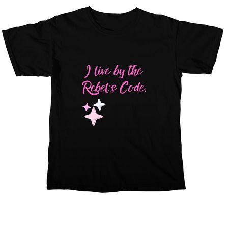 Rebel's Code., a Black Comfort Colors Unisex Tee