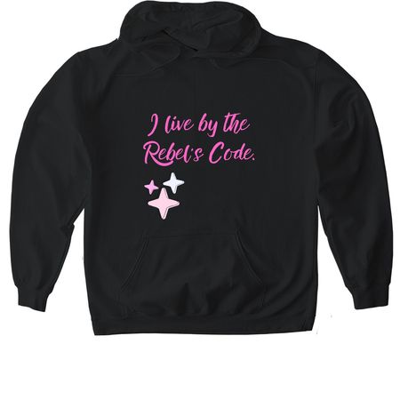 Rebel's Code., a Black Gildan Softstyle Pullover Hoodie