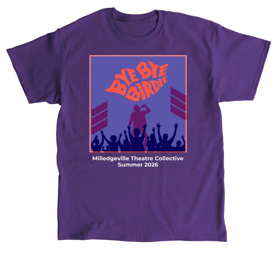 Bye Bye Birdie by MTC, a Purple Classic Unisex Tee