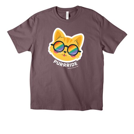 PURRRIDE, a Purple Storm Unisex Heavyweight Tee