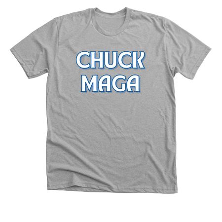 Chuck MAGA, a Athletic Heather Premium Unisex Tee
