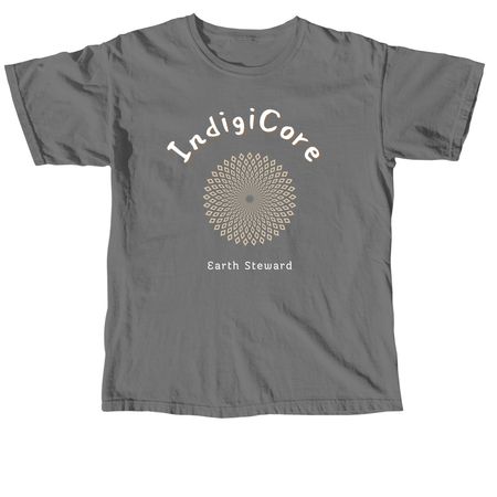IndigiCore Earth Steward, a Grey Comfort Colors Unisex Tee