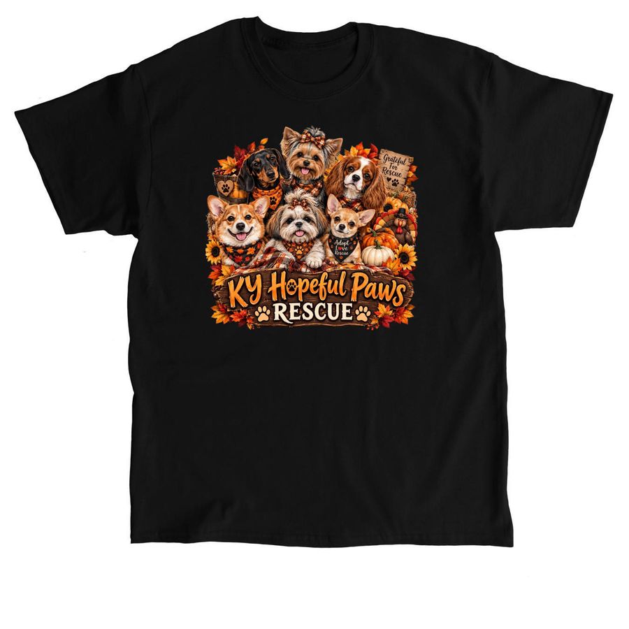 KYHPR Grateful for Rescue, a Black Classic Unisex Tee