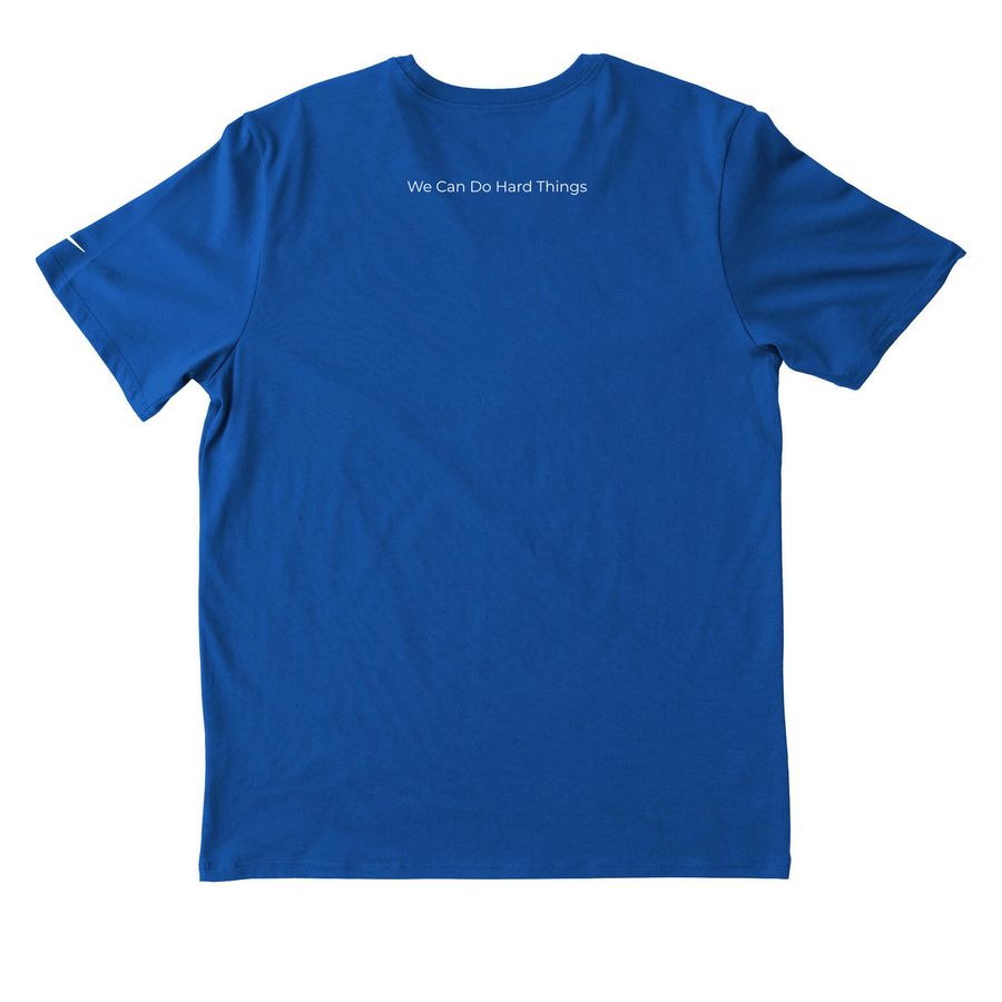 Active Wear From Clara Inspired, a Game Royal Nike Dri-FIT Jersey Blend Performance Tee (back-view)