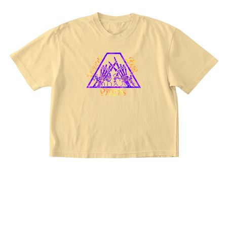 Dead Man's Party, a Butter Comfort Colors Boxy Tee (back-view)