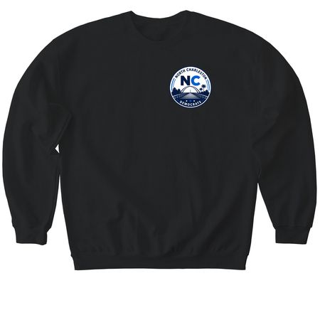 Get out to Vote, a Black Softstyle Crewneck Sweatshirt