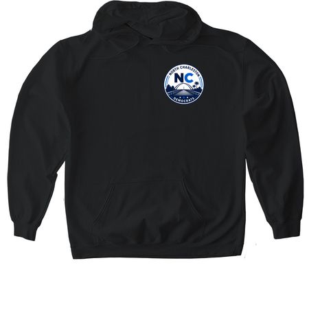 Get out to Vote, a Black Gildan Softstyle Pullover Hoodie