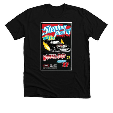 STEPHEN PEARCY and James Day Funny Car Tee&nbsp;, a Solid Black Blend Premium Unisex Tee