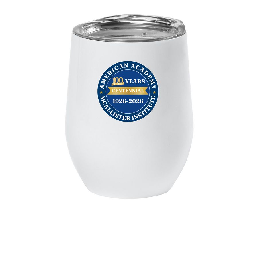Wine Tumbler (Centennial Collection), a White Insulated Wine Cup