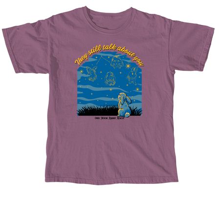 They Still Talk About You, a Berry Comfort Colors Unisex Tee