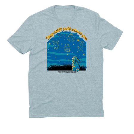 They Still Talk About You, a I Like You Blue Allmade Eco Triblend Unisex Tee